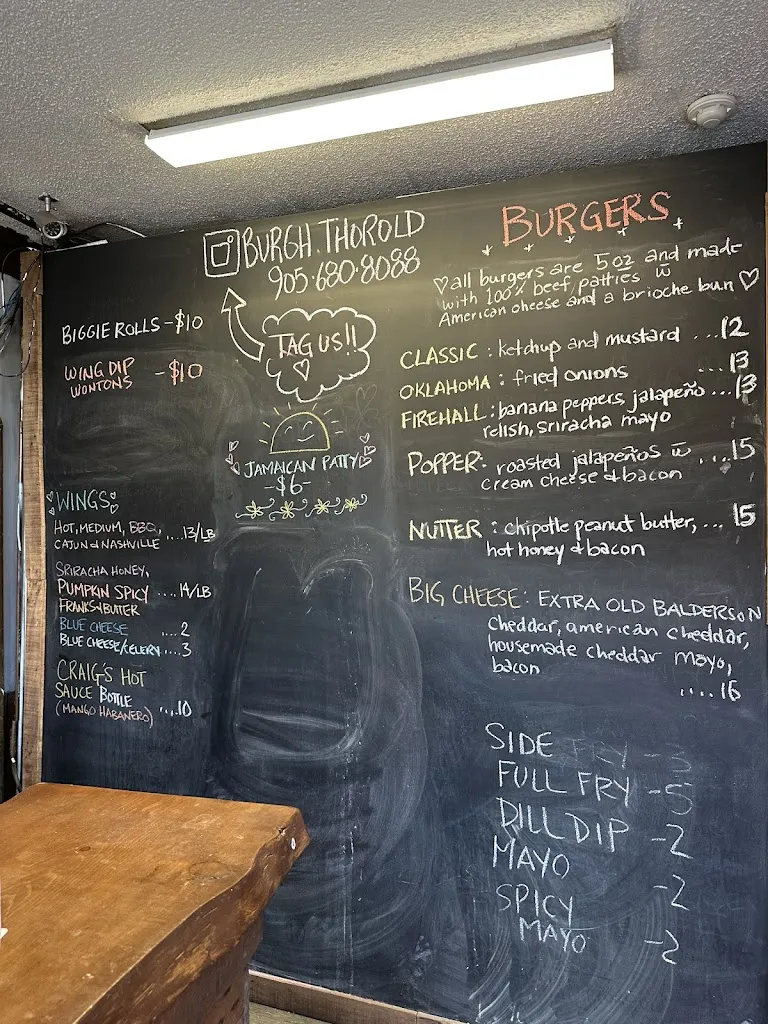 Menu_The Burgh_Thorold_image_old_2