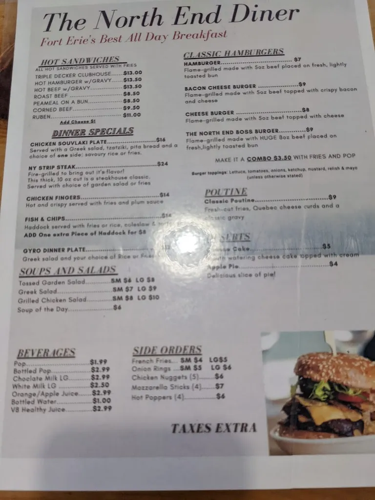 Menu_The North End Diner_Laurel_image_old_3