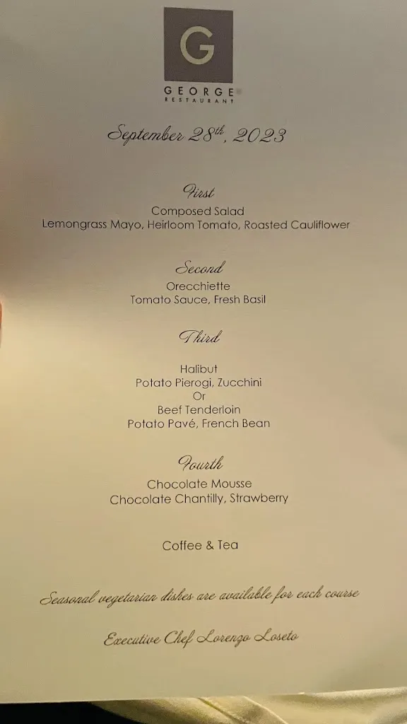 Menu_GEORGE Restaurant_Toronto_image_old_2