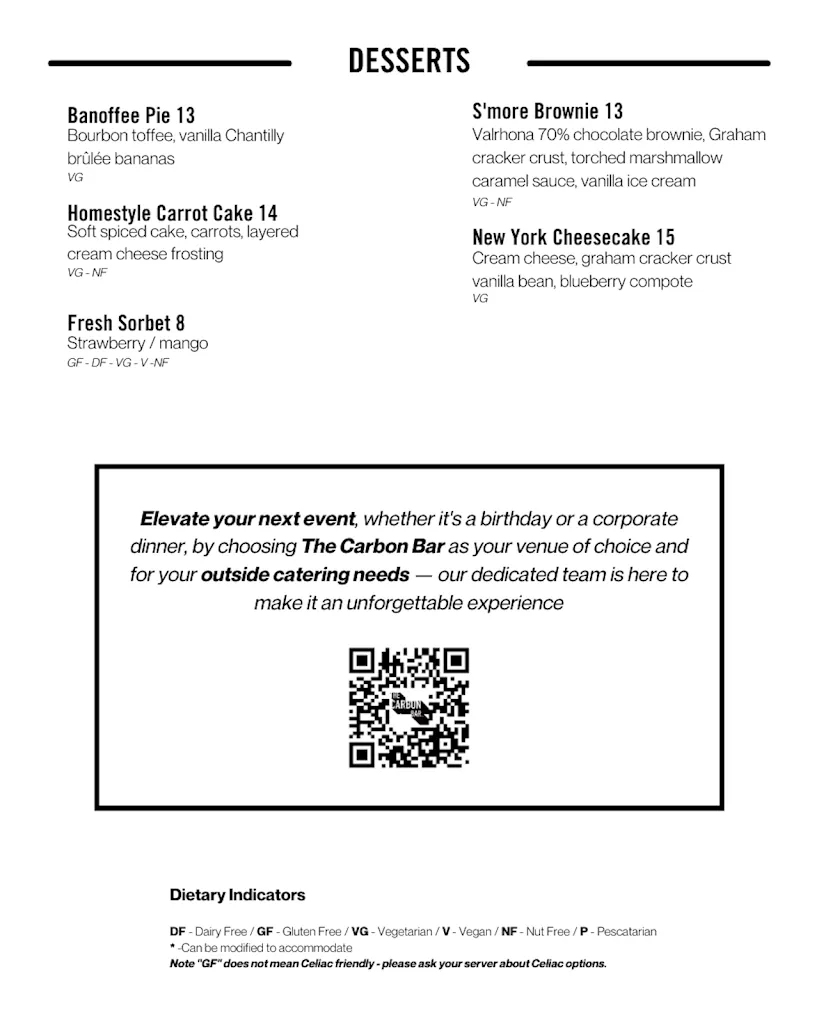 Menu_The Carbon Bar_Toronto_image_old_3