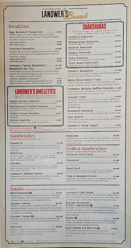 Menu_Cafe Landwer_Toronto_image_old_2