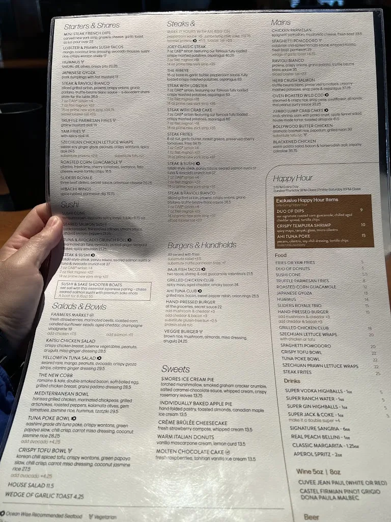 Menu_JOEY Eaton Centre_Toronto county_image_old_3