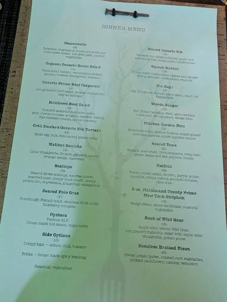 Menu_Woods Restaurant & Bar_Toronto county_image_old_2