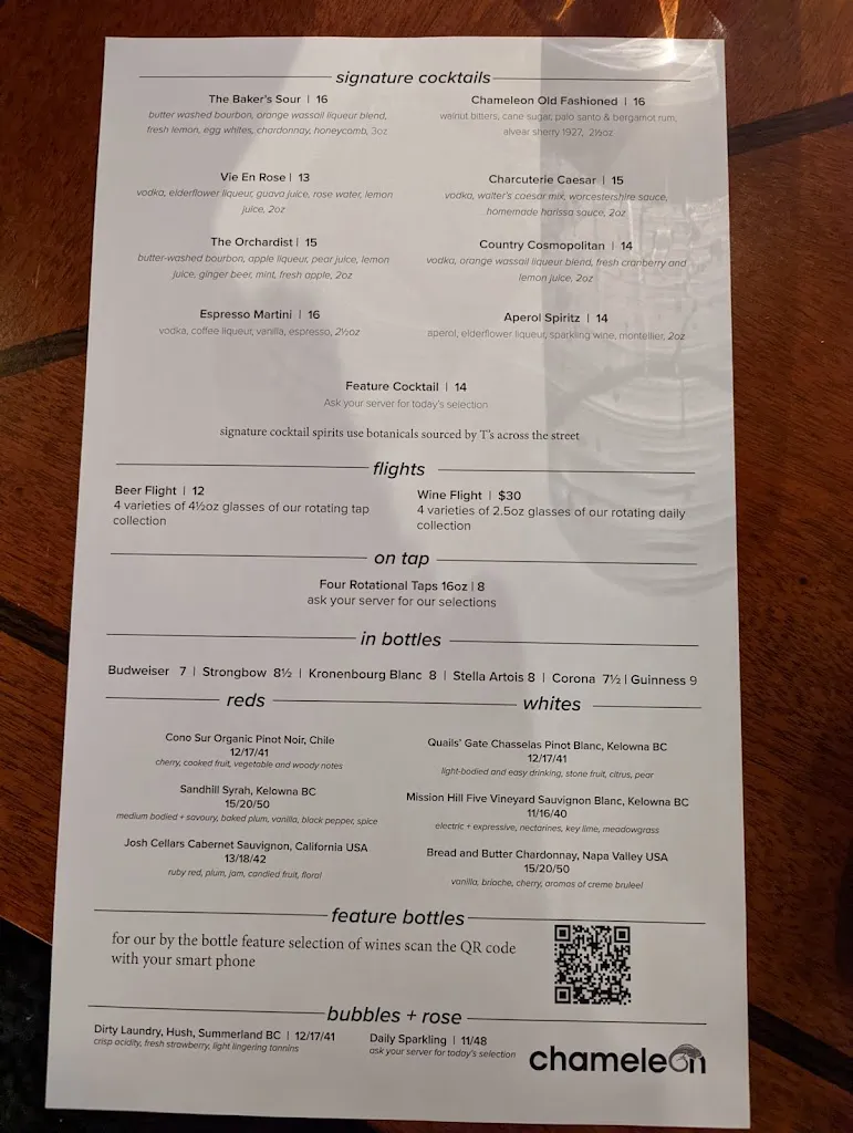 Menu_Chameleon Restaurant_Maple Ridge_image_old_3