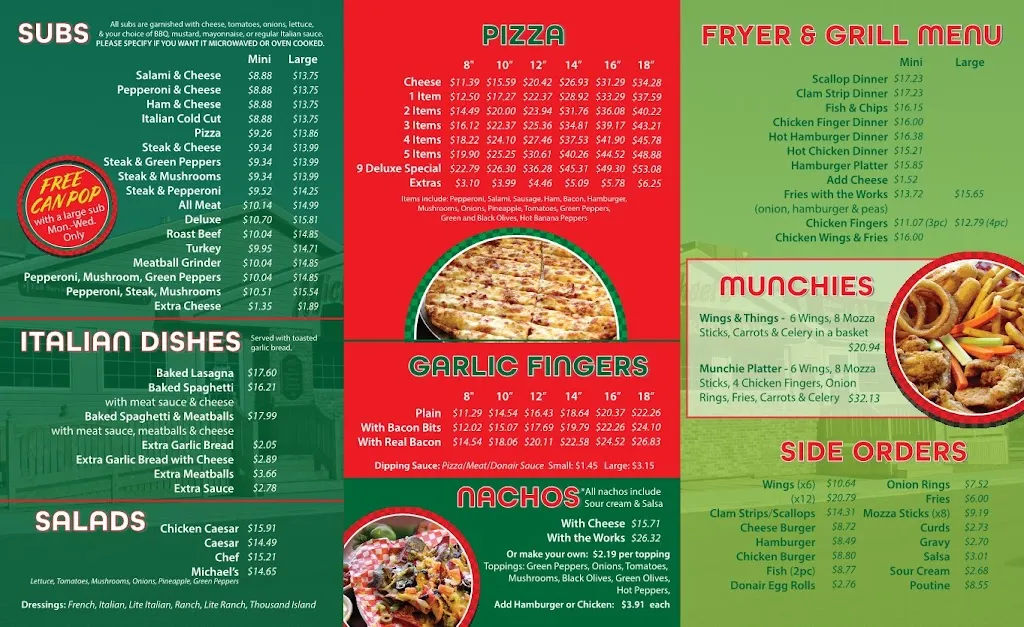 Menu_Michael's Pizzeria_Summerside_image_old_1