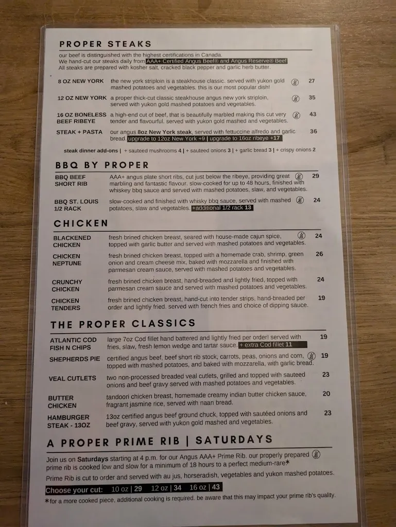 Menu_The Proper Eats & Drinks_Lloydminster_image_old_1