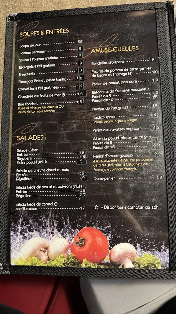 Menu_Pub la Terrasse_Amqui_image_old_1