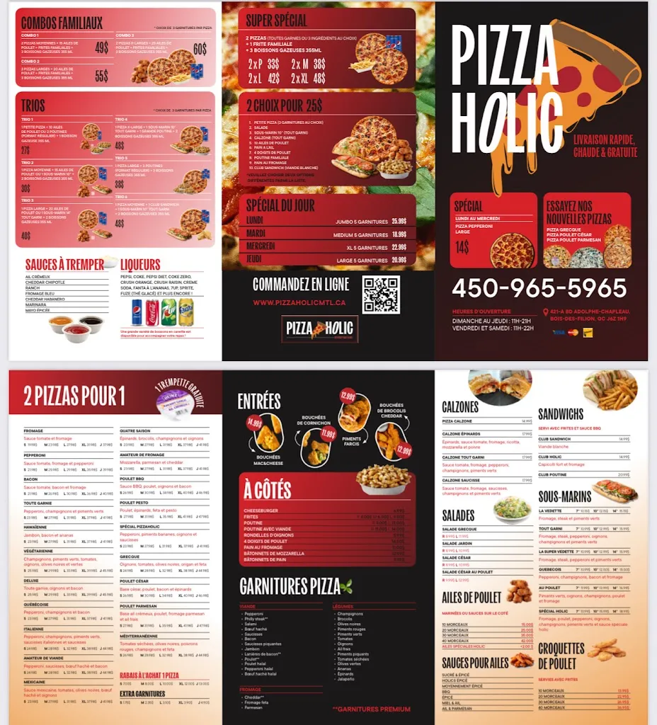 Menu_pizza holic_Bois-des-Filion_image_old_2