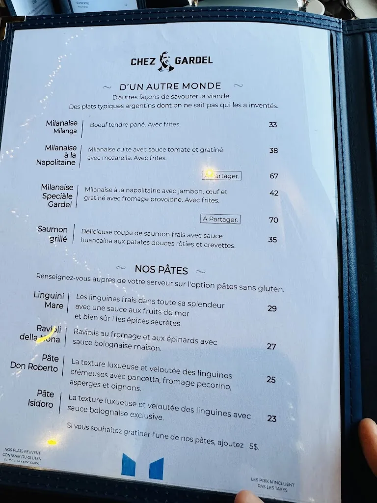 Menu_Chez Gardel_Boucherville_image_old_1
