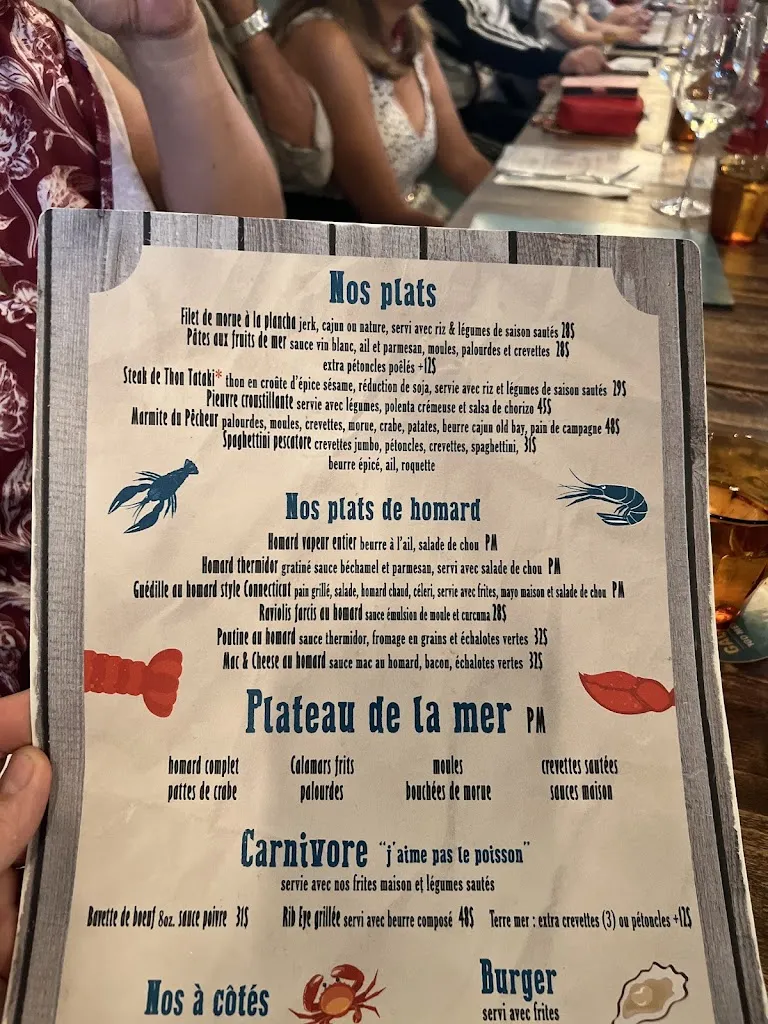 Menu_Le Shack Du Pêcheur Boucherville_Boucherville_image_old_1