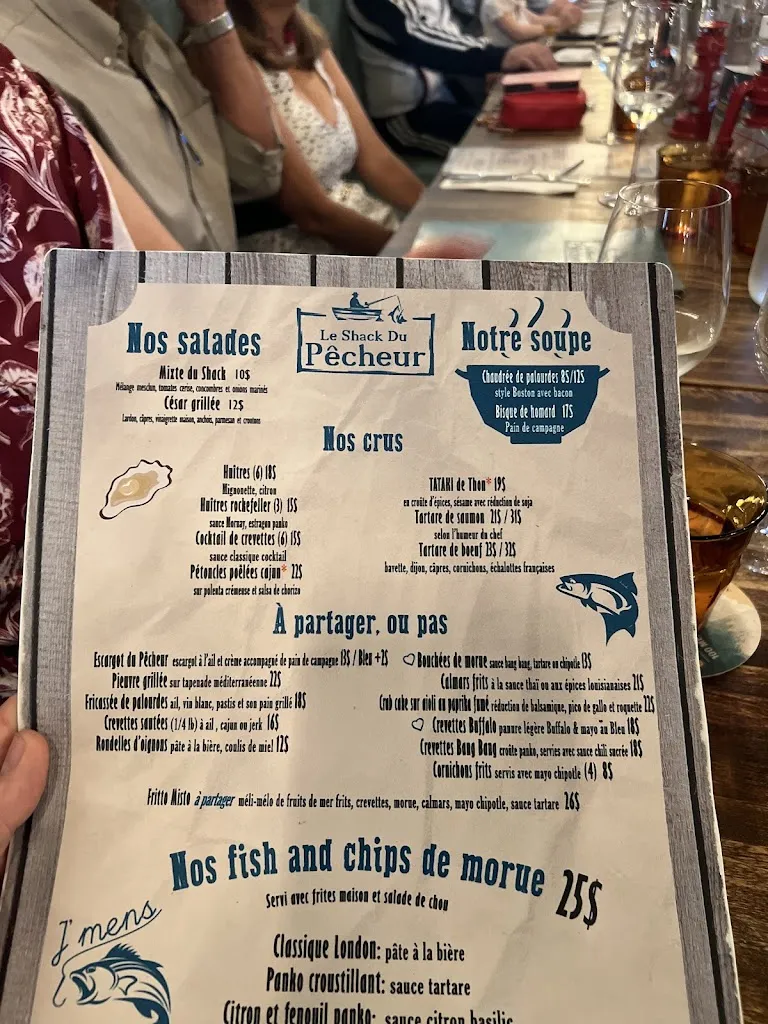 Menu_Le Shack Du Pêcheur Boucherville_Boucherville_image_old_2