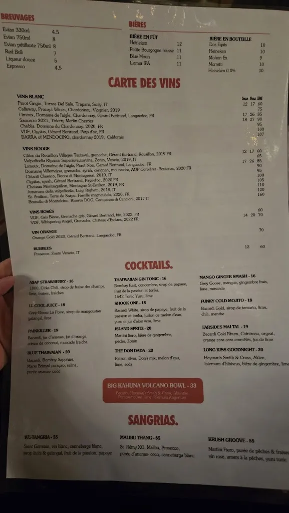Menu_The Farsides Brossard_Brossard_image_old_1
