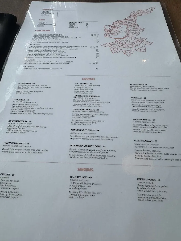 Menu_The Farsides Brossard_Brossard_image_old_3