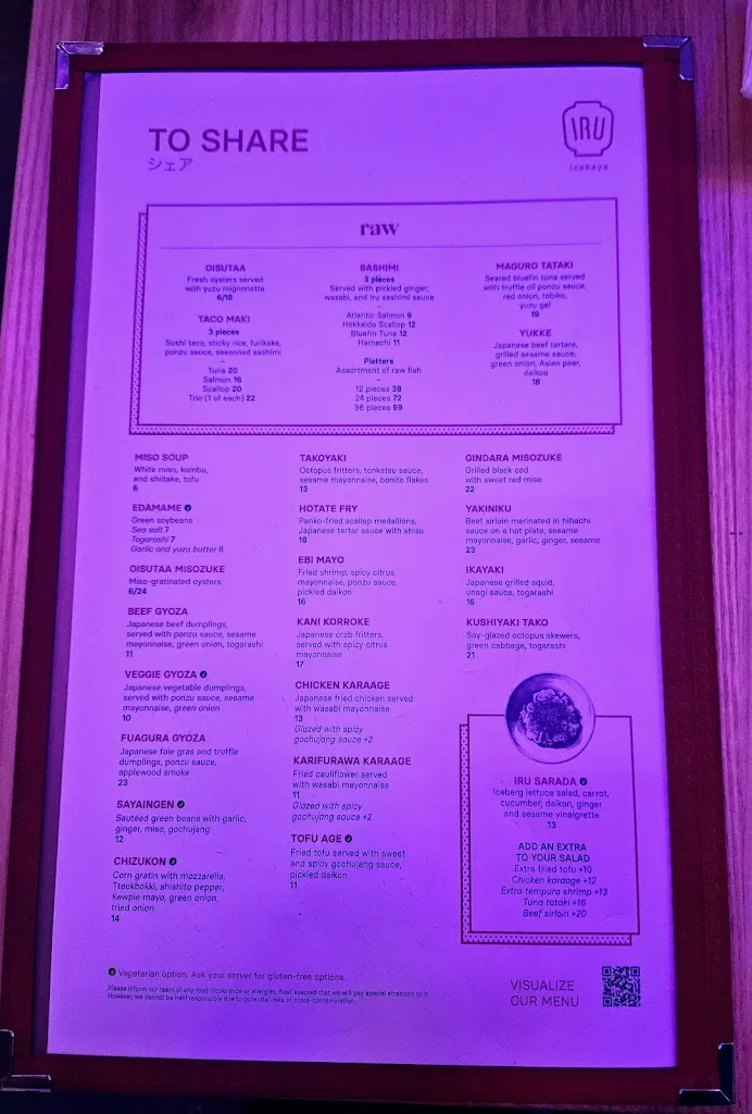 Menu_Iru Izakaya Brossard_Brossard_image_old_1