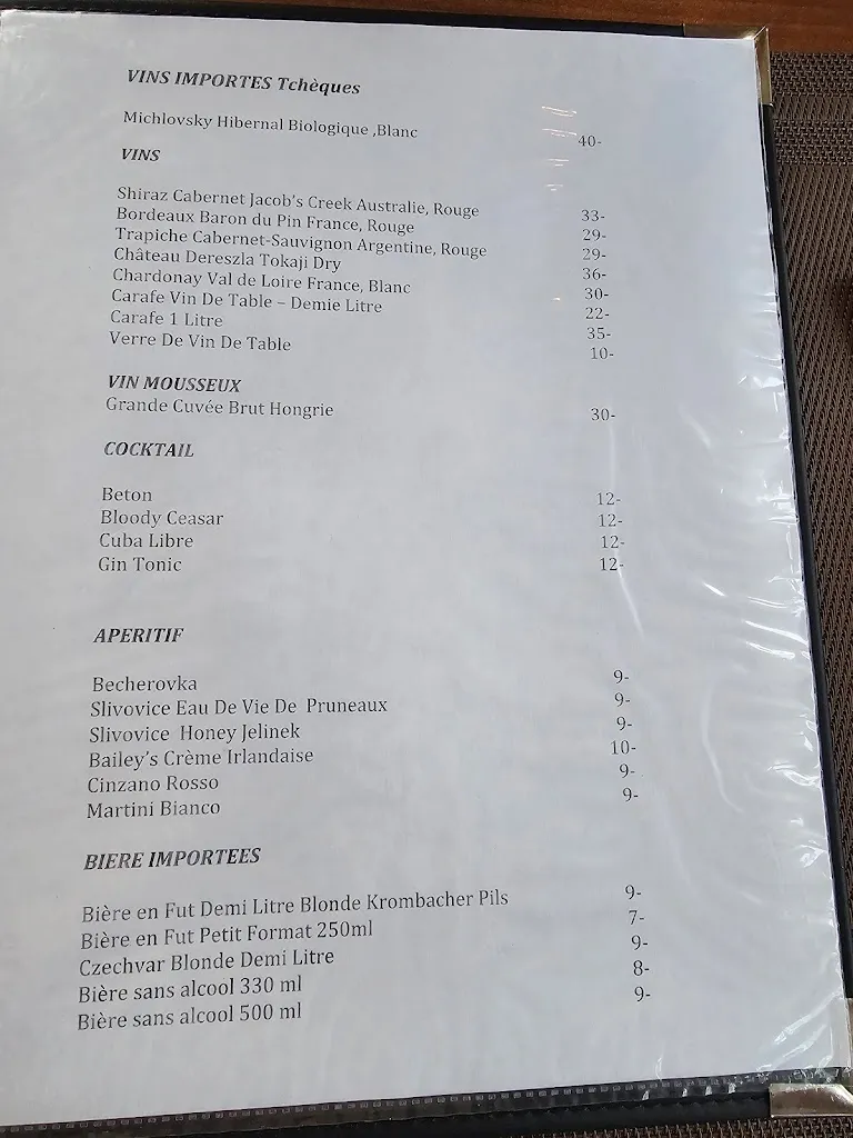 Menu_Restaurant Bohemia_Brossard_image_old_2