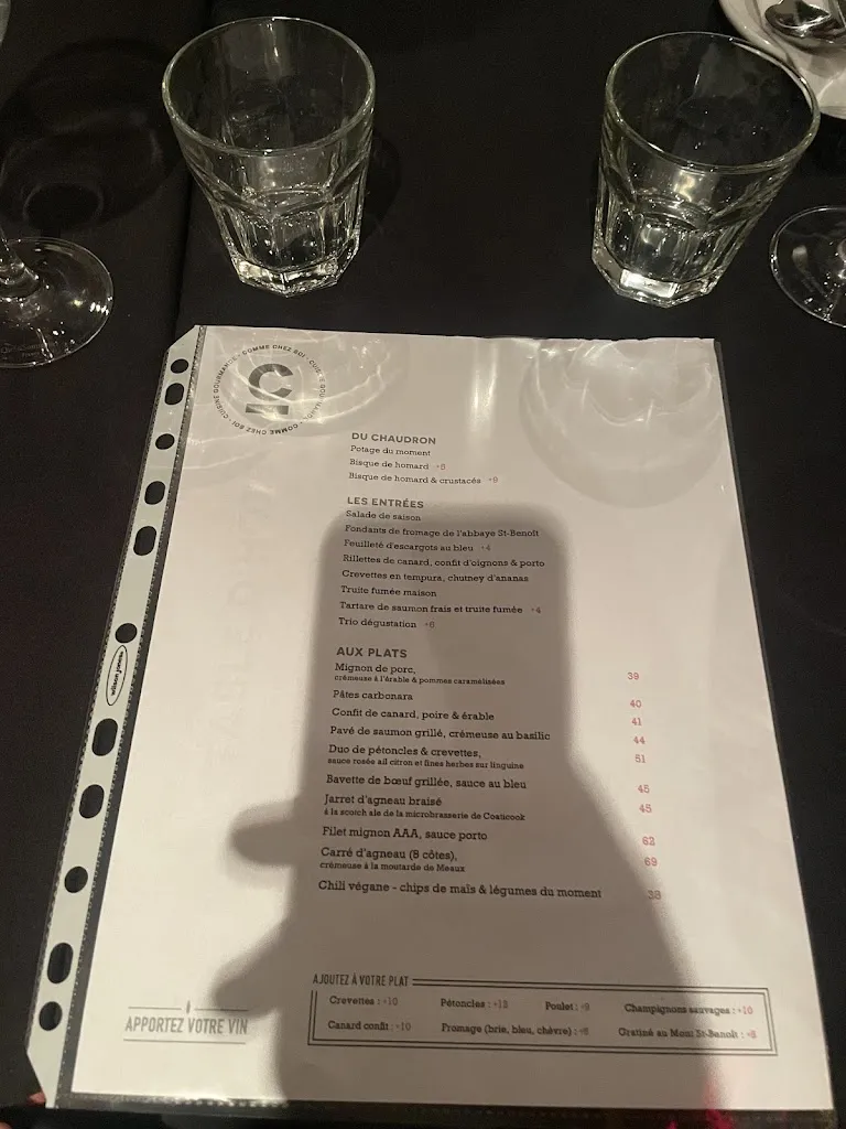 Menu_Comme Chez Soi_Bromont_image_old_1