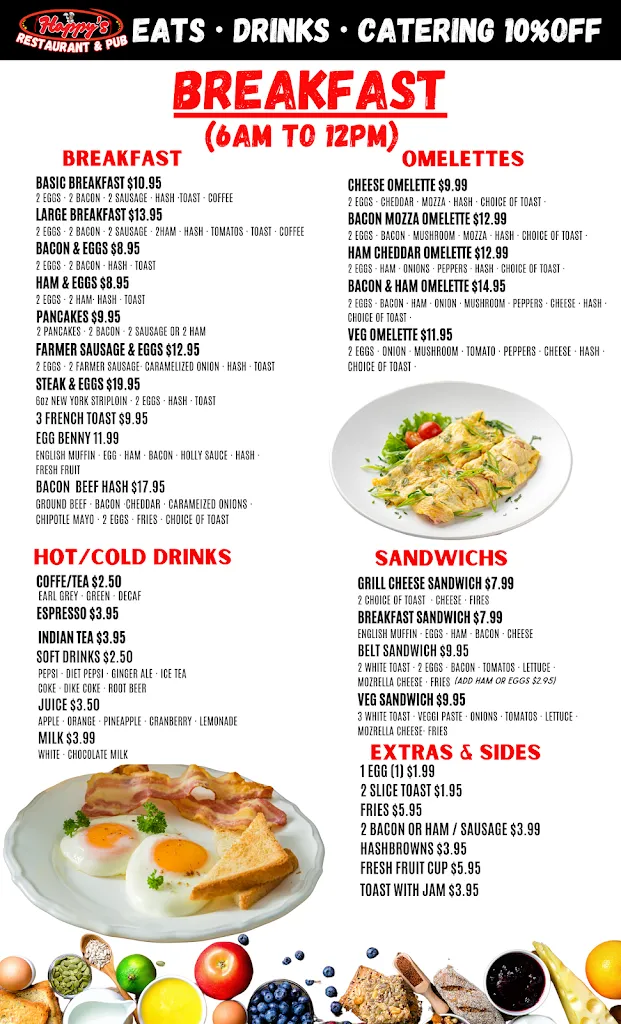 Happy's Restaurant & Pub restaurante en Medicine Hat