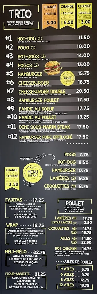 Menu_Cabane Du Boulevard (La)_Chapais_image_old_2