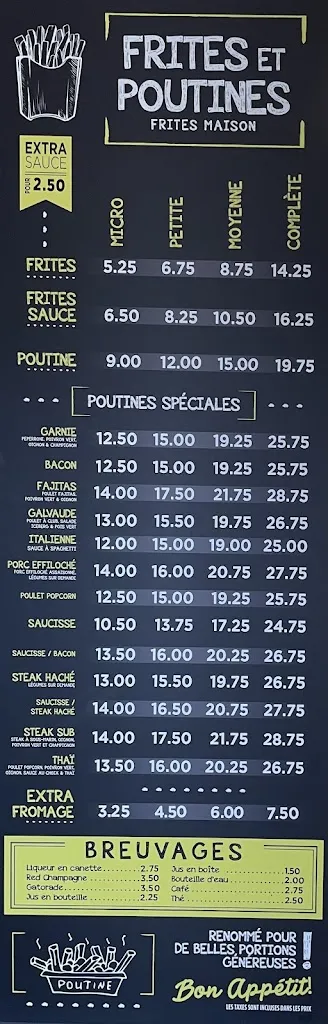 Menu_Cabane Du Boulevard (La)_Chapais_image_old_3