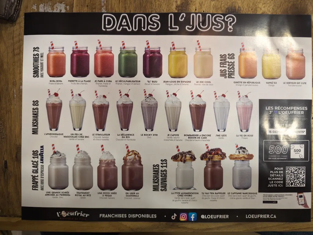 Menu_L’Œufrier (Chambly)_Chambly_image_old_2
