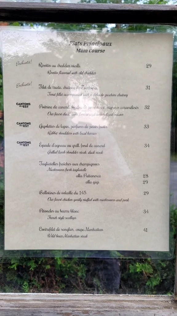 Menu_le Cent Quarante-Cinq_Coaticook_image_old_2