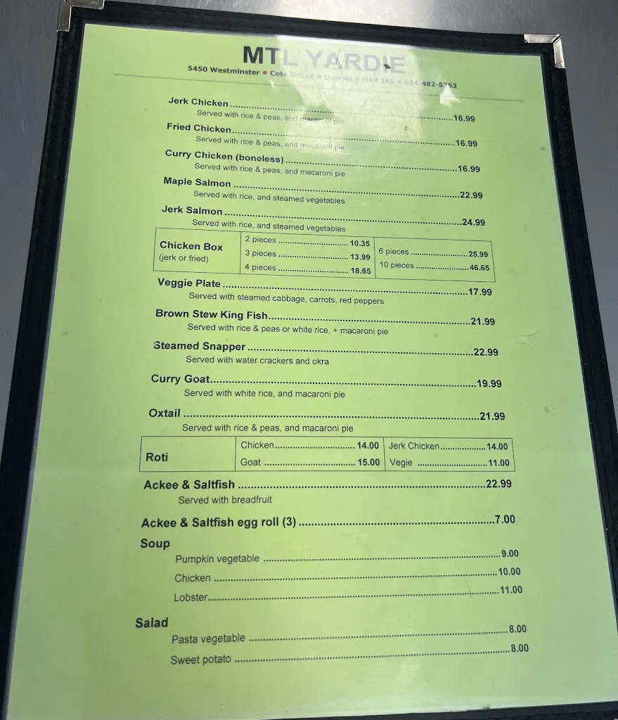 Menu_MTL Yardie_Côte-Saint-Luc_image_old_1