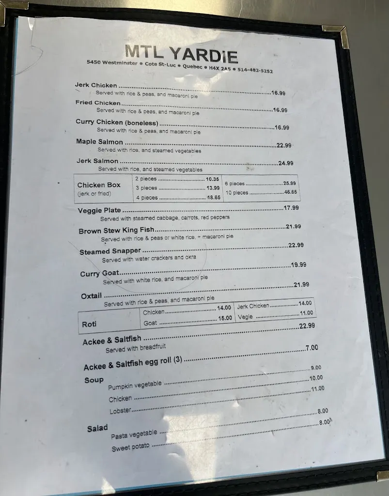 Menu_MTL Yardie_Côte-Saint-Luc_image_old_2