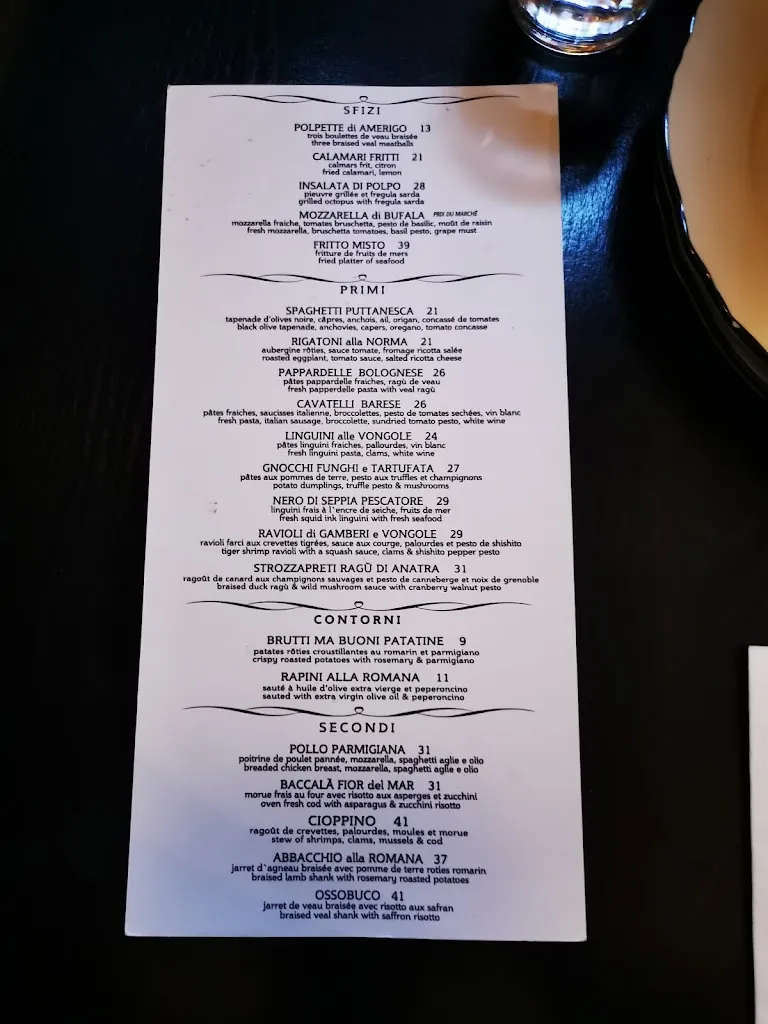 Menu_Bistro Amerigo_Côte-Saint-Luc_image_old_3