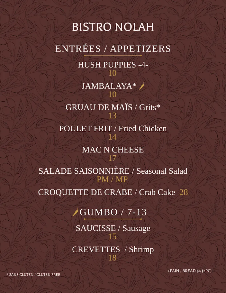 Menu_Bistro Nolah_Dollard-Des Ormeaux_image_old_1