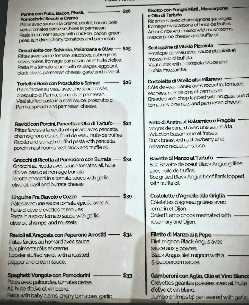 Menu_La Verità_Dollard-Des Ormeaux_image_old_1