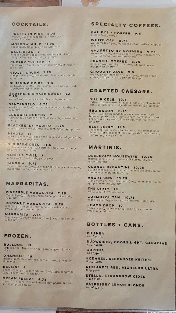 Menu_Grouchy Daddy's_Olds_image_old_1