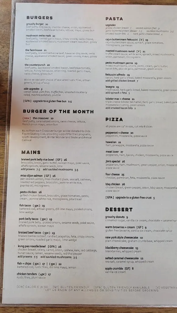 Menu_Grouchy Daddy's_Olds_image_old_2