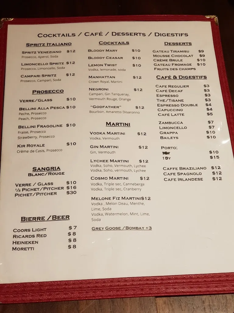 Menu_Restaurant Bellissimo Dorval_Dorval_image_old_3
