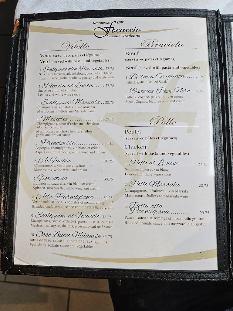Menu_Restaurant Bar Focaccio_Dorval_image_old_2