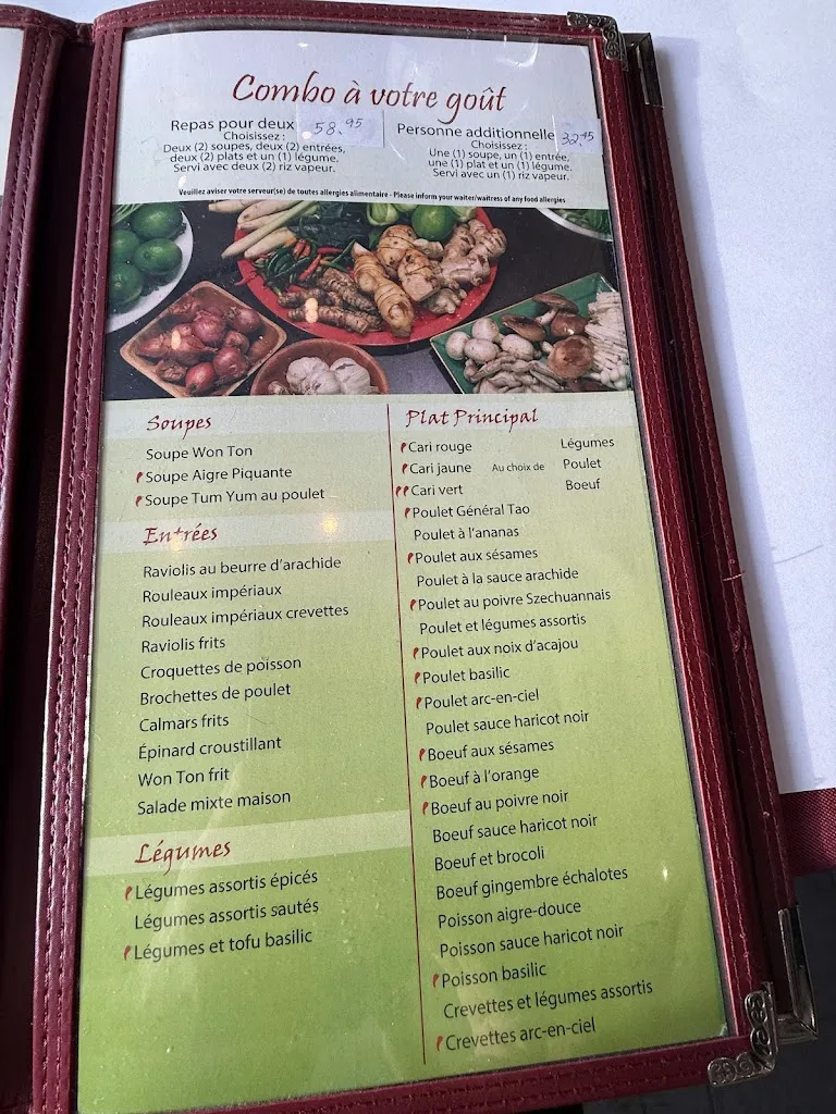 Menu_Restaurant Emeraude de Bangkok_Dorval_image_old_1