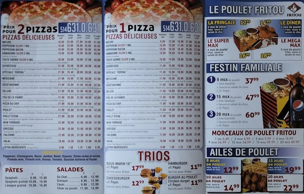 Menu_Le Vieux Dorval_Dorval_image_old_1