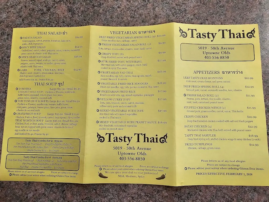 Menu_Tasty Thai_Olds_image_old_2