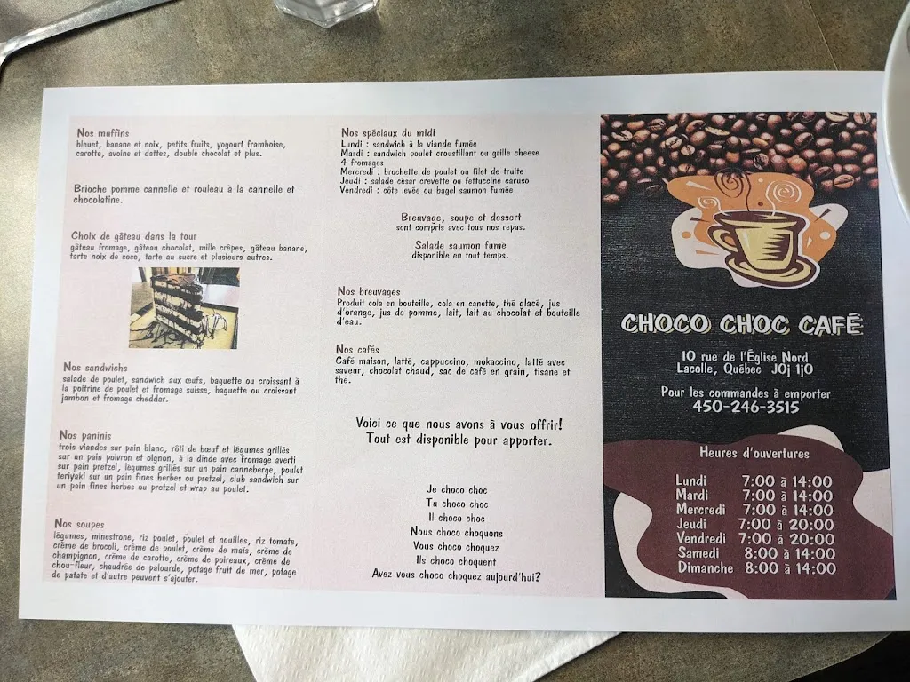 Menu_Choco Choc Café_Lacolle_image_old_3