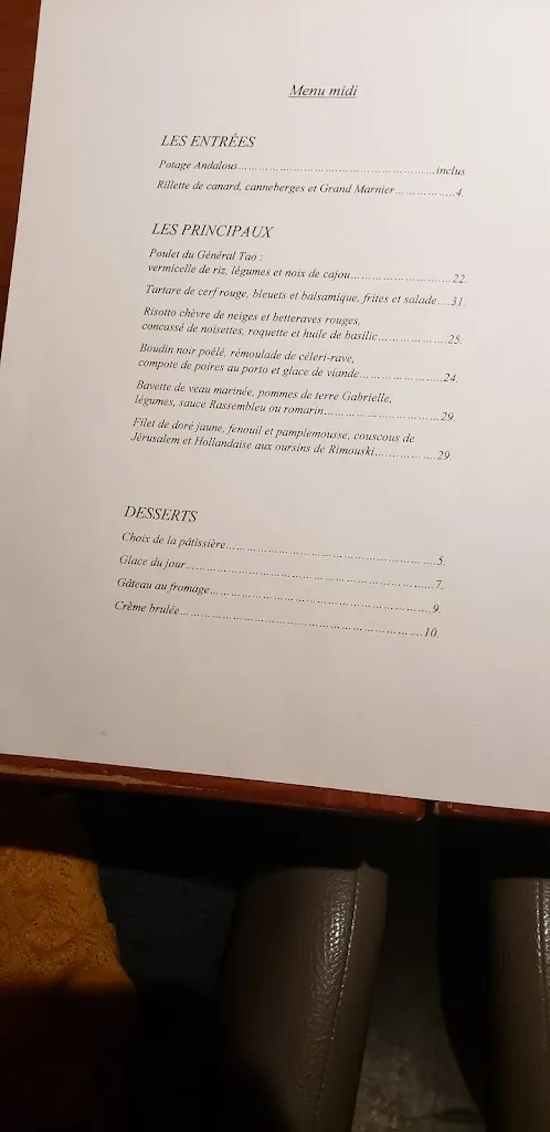 Menu_Restaurant L'Intimiste_Lévis_image_old_3