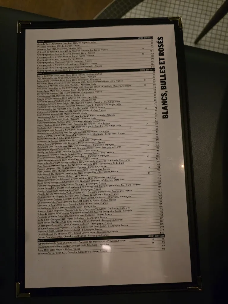 Menu_Chez Lionel - Laval_Laval_image_old_2