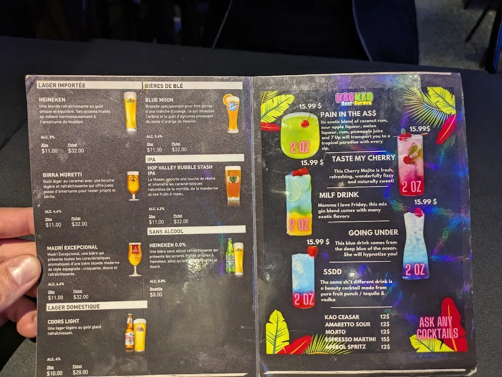 Menu_Kaokao - Beer Garden_Laval_image_old_3