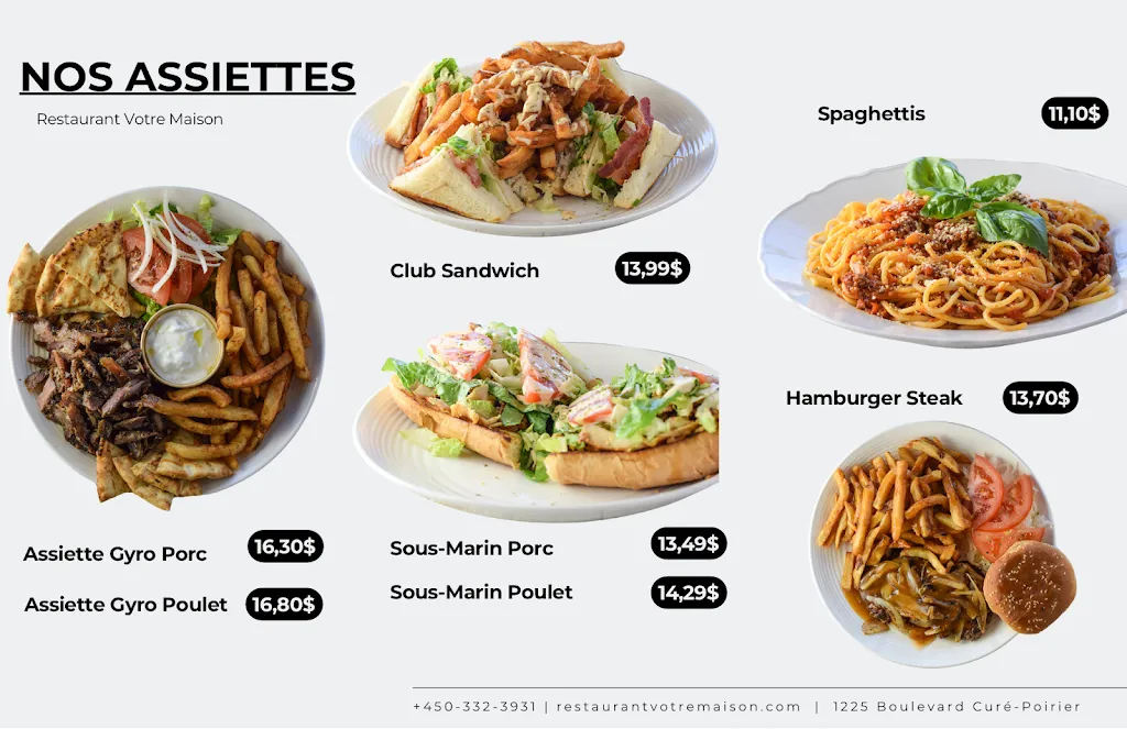 Menu_Restaurant Votre Maison_Longueuil_image_old_1