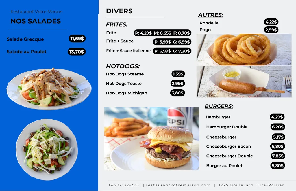 Menu_Restaurant Votre Maison_Longueuil_image_old_2