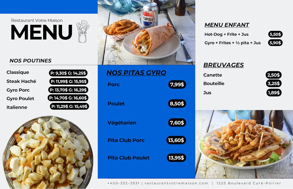 Menu_Restaurant Votre Maison_Longueuil_image_old_3