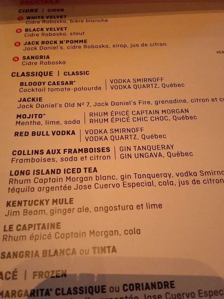 Menu_La Cage_Longueuil_image_old_2