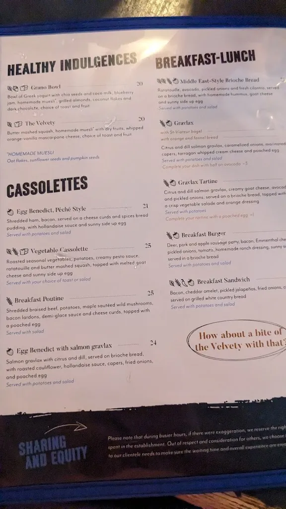 Menu_Péché Matinal_Longueuil_image_old_2