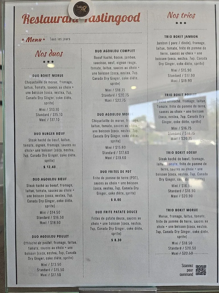 Menu_RESTAURANT TASTINGOOD_Longueuil_image_old_2