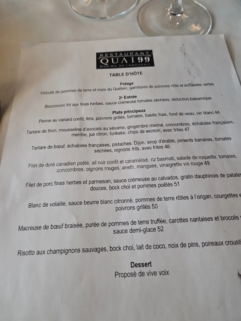 Menu_Quai 99 - Restaurant_Longueuil_image_old_1