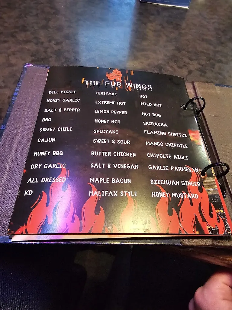 Menu_The Pub_Peace River_image_old_1