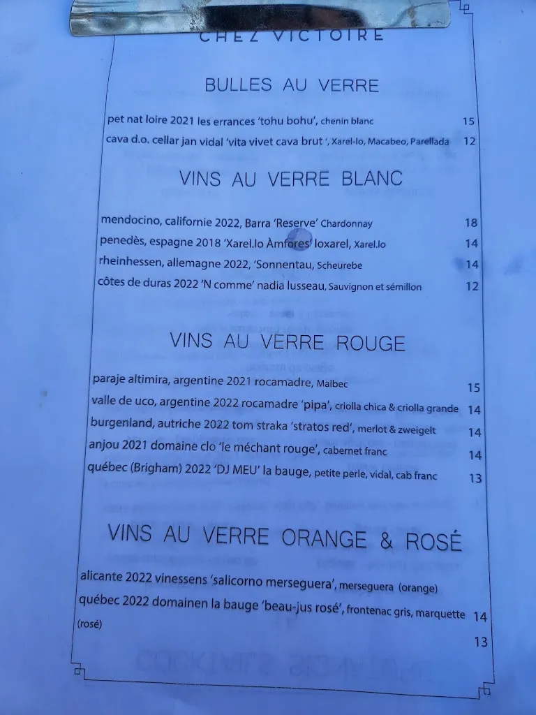 Menu_Chez Victoire_Mont-Royal_image_old_2